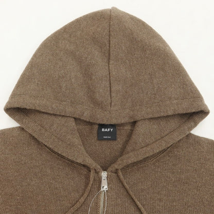 [Used] Buffy wool knit zip-up hoodie, brown [Size 46] [BRW] [A/W] [Condition Rank B] ​​[Men&