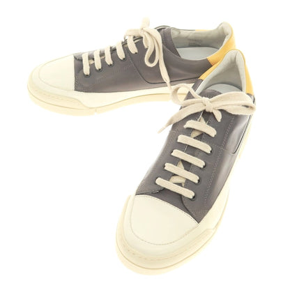[Used] CANDICE COOPER Leather low-cut sneakers, warm gray x off-white [Size 42] [GRY] [S/S/A/W] [Condition Rank A] [Men&
