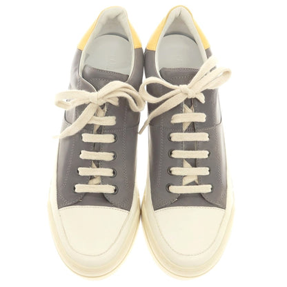 [Used] CANDICE COOPER Leather low-cut sneakers, warm gray x off-white [Size 42] [GRY] [S/S/A/W] [Condition Rank A] [Men&
