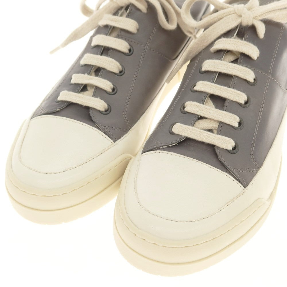 [Used] CANDICE COOPER Leather low-cut sneakers, warm gray x off-white [Size 42] [GRY] [S/S/A/W] [Condition Rank A] [Men&