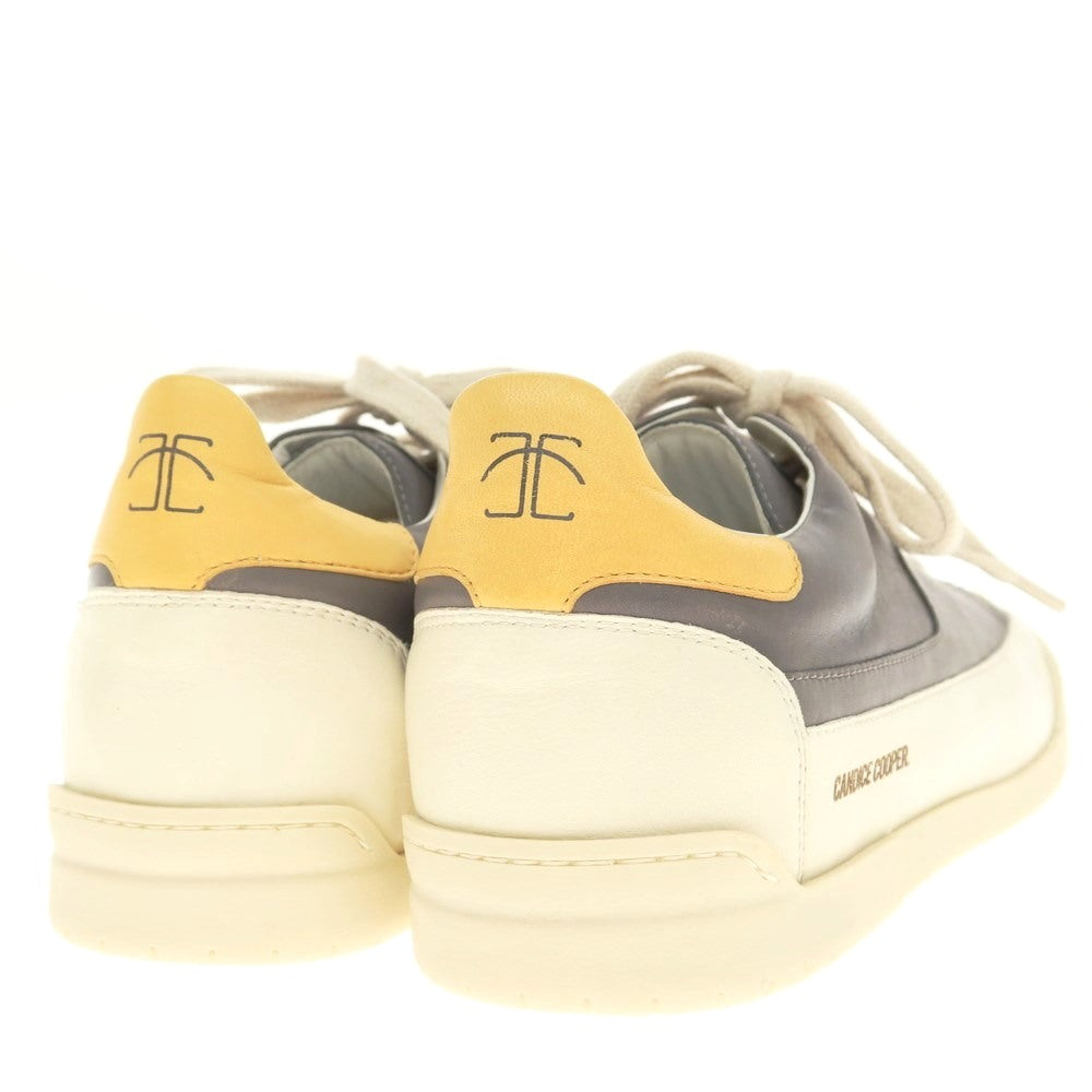 [Used] CANDICE COOPER Leather low-cut sneakers, warm gray x off-white [Size 42] [GRY] [S/S/A/W] [Condition Rank A] [Men&