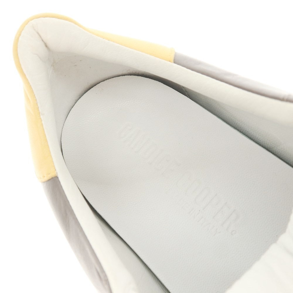 [Used] CANDICE COOPER Leather low-cut sneakers, warm gray x off-white [Size 42] [GRY] [S/S/A/W] [Condition Rank A] [Men&