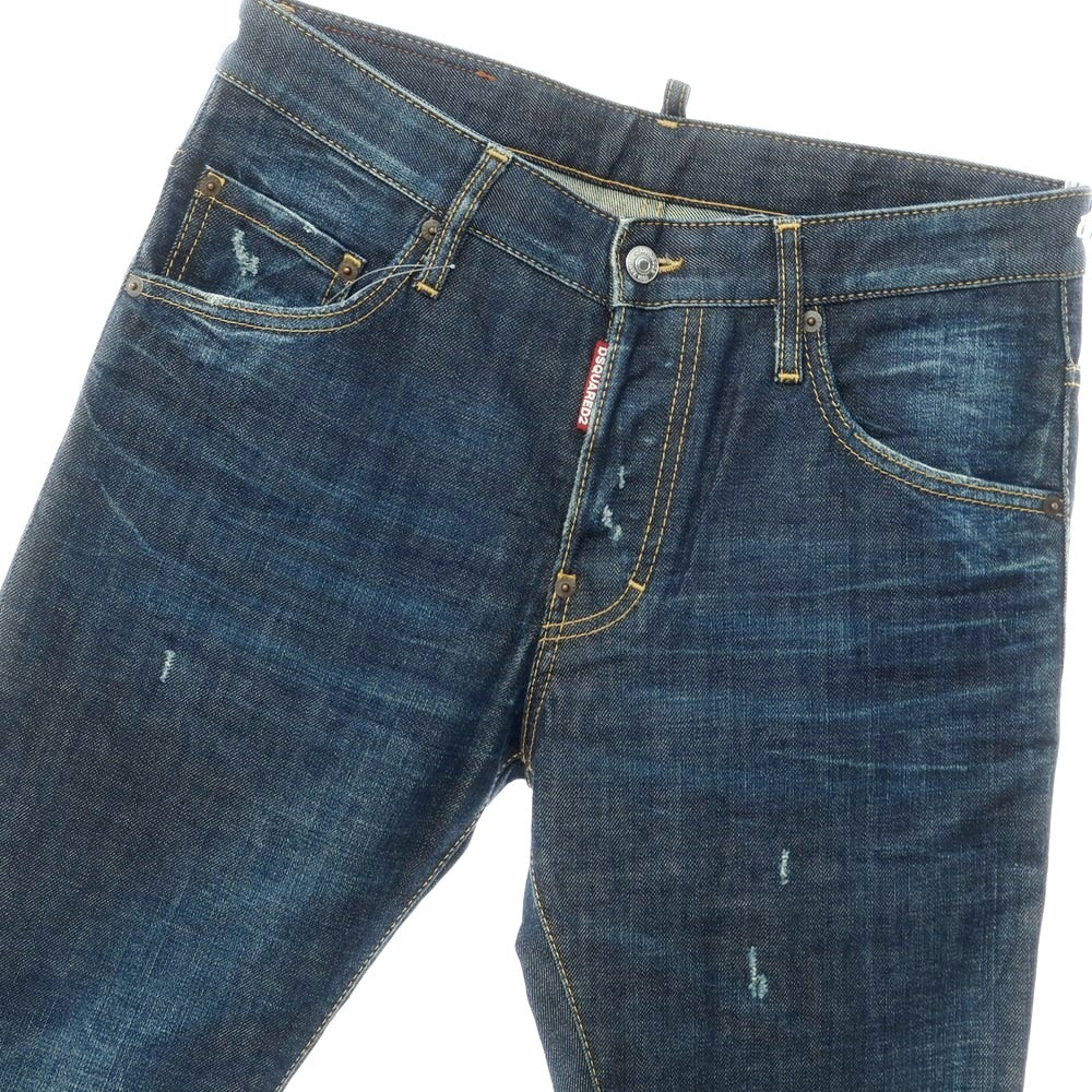 [Used] DSQUARED2 Distressed Denim Pants Jeans Navy [Size 46] [NVY] [S/S/A/W] [Condition Rank B] ​​[Men&