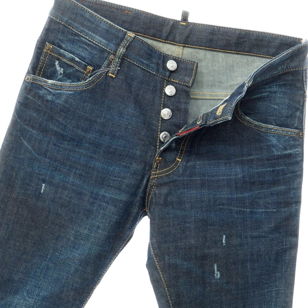 [Used] DSQUARED2 Distressed Denim Pants Jeans Navy [Size 46] [NVY] [S/S/A/W] [Condition Rank B] ​​[Men&