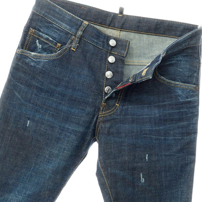 [Used] DSQUARED2 Distressed Denim Pants Jeans Navy [Size 46] [NVY] [S/S/A/W] [Condition Rank B] ​​[Men&