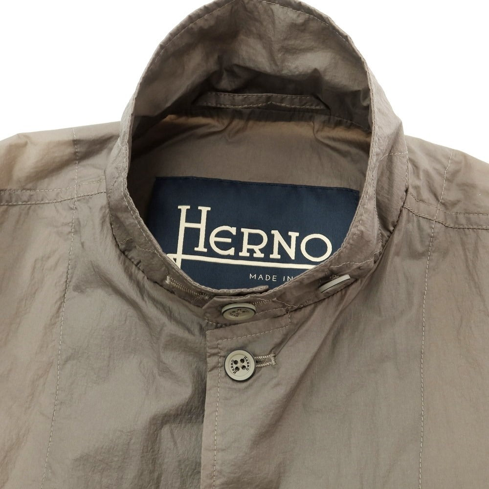 [Used] Herno Nylon Casual Jacket Warm Gray [48] [Condition Rank B] [Men&