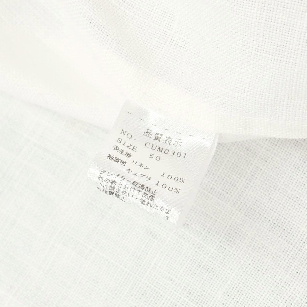 [Used] CRUCIANI Linen Work Jacket White [50] [Condition Rank B] [Men&