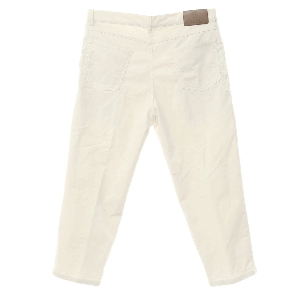[Used] Brunello Cucinelli Stretch Corduroy Pants Off White [Size 48] [WHT] [A/W] [Condition Rank C] [Men&