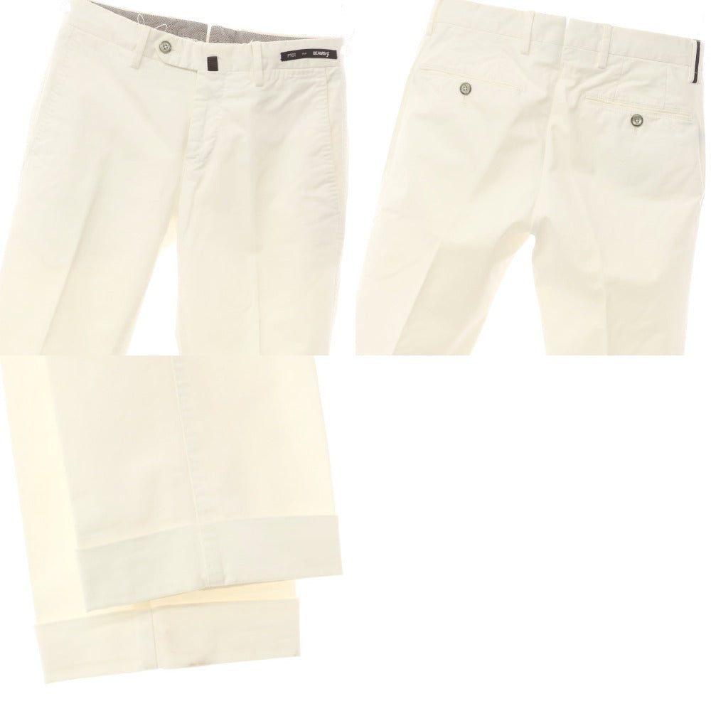 [Used] PT01 BEAMS F Custom Cotton Casual Slacks Pants White [42] [Condition Rank C] [Men&