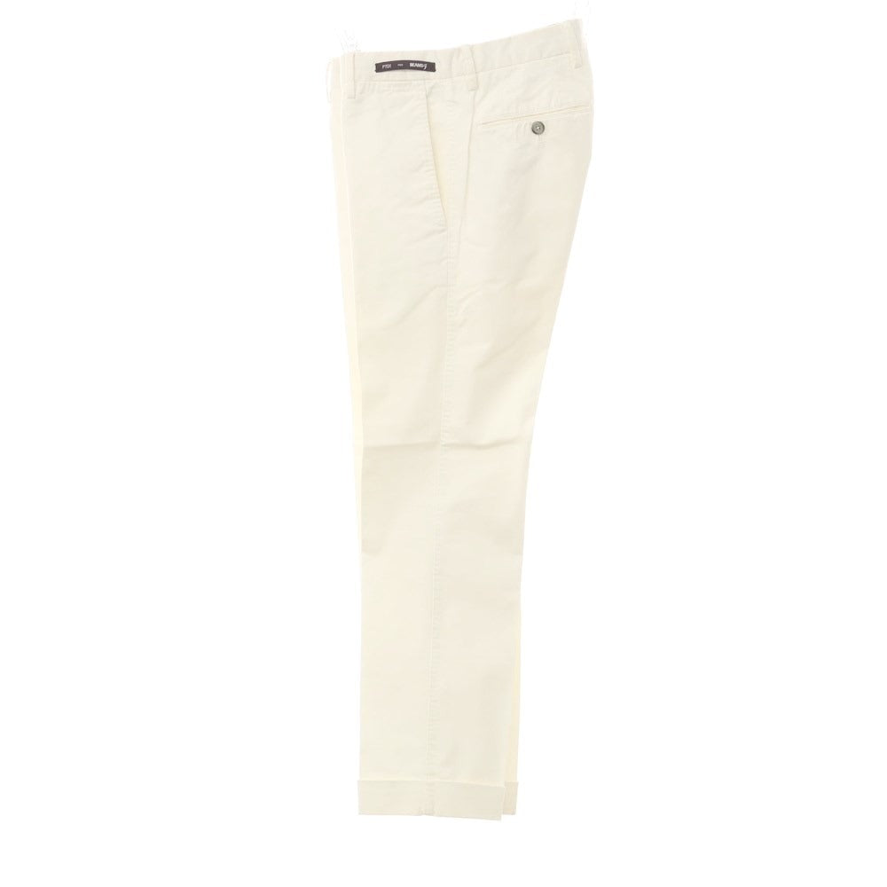 [Used] PT01 BEAMS F Custom Cotton Casual Slacks Pants White [42] [Condition Rank C] [Men&