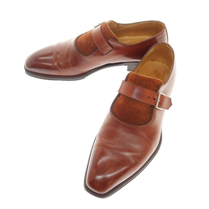 [Used] LIDFORT Barneys New York exclusive single monk strap dress shoes, brown [Size 5 1/2] [BRW] [S/S/A/W] [Condition Rank C] [Men&