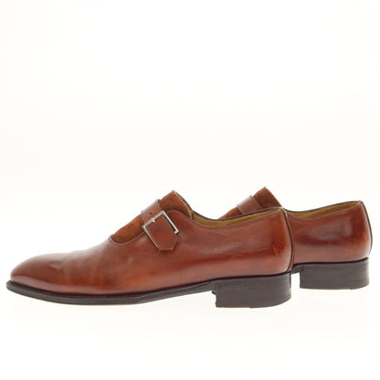 [Used] LIDFORT Barneys New York exclusive single monk strap dress shoes, brown [Size 5 1/2] [BRW] [S/S/A/W] [Condition Rank C] [Men&