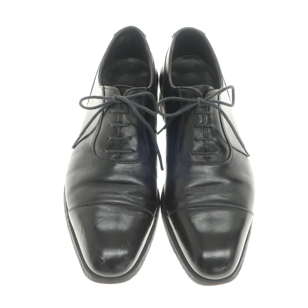 【中古】クロケットアンドジョーンズ CROCKETT&amp;JONES カーフ ストレートチップ ドレスシューズ ブラック【サイズ6 1/2 E】【BLK】【S/S/A/W】【状態ランクD】【メンズ】【768873】