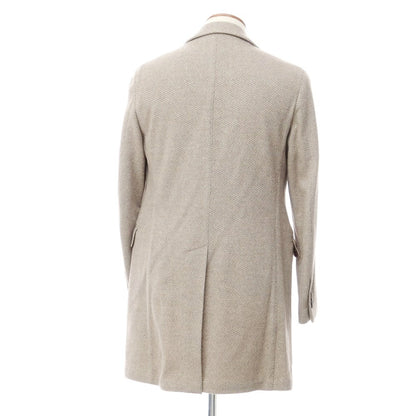 [Used] LARDINI wool nylon Chesterfield coat, beige [Size 46] [BEI] [A/W] [Condition Rank B] ​​[Men&