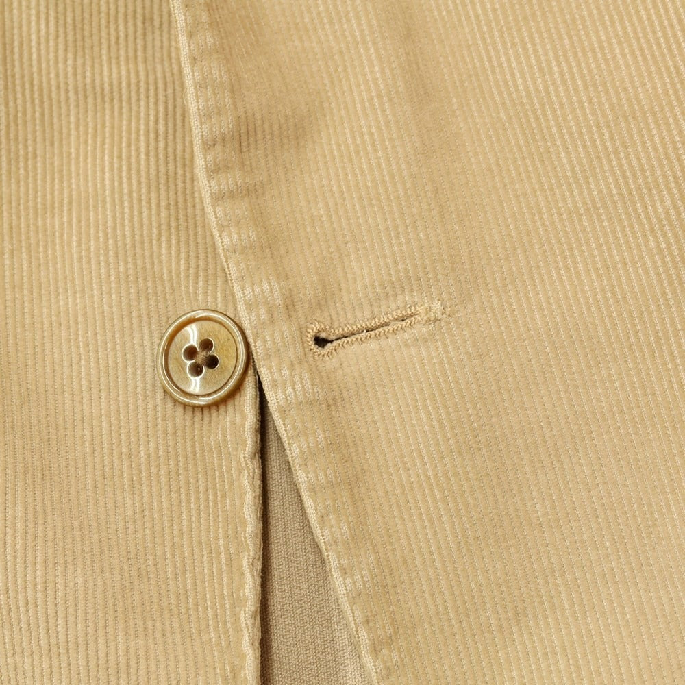 [Used] LARDINI Cotton Corduroy 3B Casual Jacket Beige [Size 46] [BEI] [A/W] [Condition Rank D] [Men&