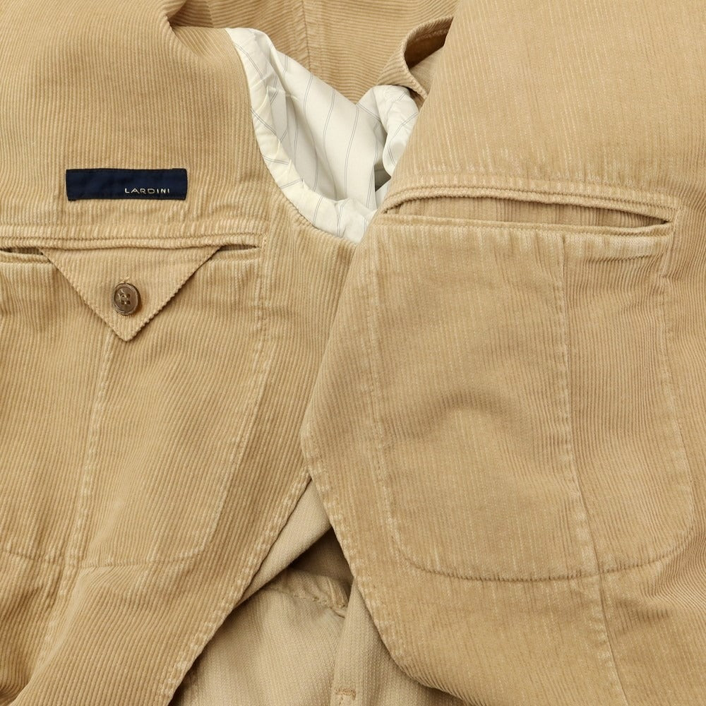 [Used] LARDINI Cotton Corduroy 3B Casual Jacket Beige [Size 46] [BEI] [A/W] [Condition Rank D] [Men&