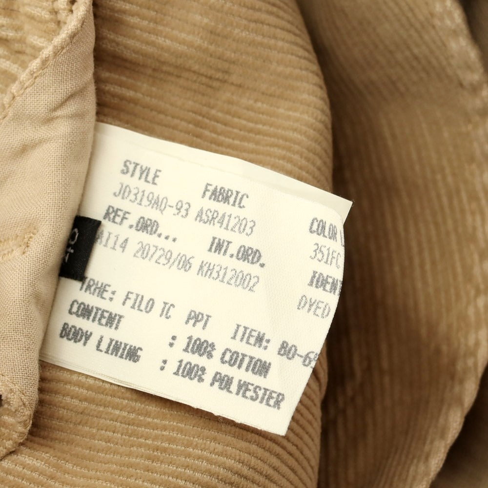 [Used] LARDINI Cotton Corduroy 3B Casual Jacket Beige [Size 46] [BEI] [A/W] [Condition Rank D] [Men&