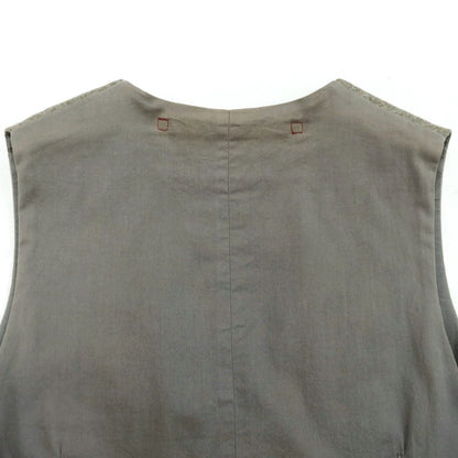 [Used] Montedoro Wool Gilet Vest Greige [Size S] [GRY] [A/W] [Condition Rank D] [Men&