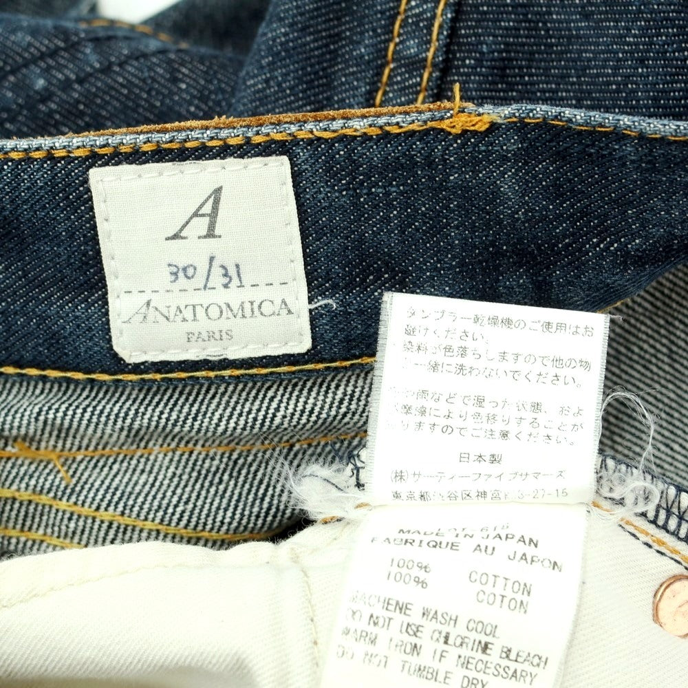 [Used] ANATOMICA Denim pants, jeans, navy [Size 30] [NVY] [S/S/A/W] [Condition rank C] [Men&