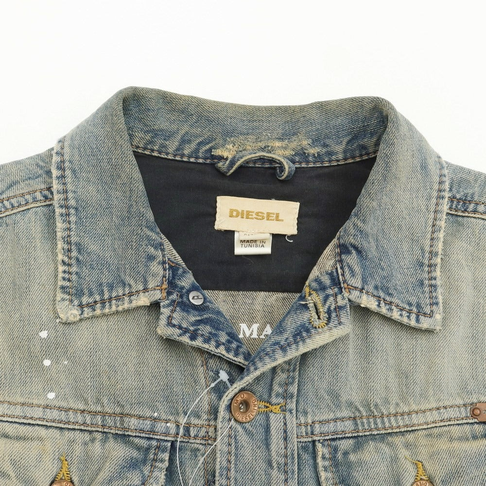 [Used] Diesel DIESEL Used denim jacket G-jacket Blue [Size S] [BLU] [S/S/A/W] [Condition Rank C] [Men&