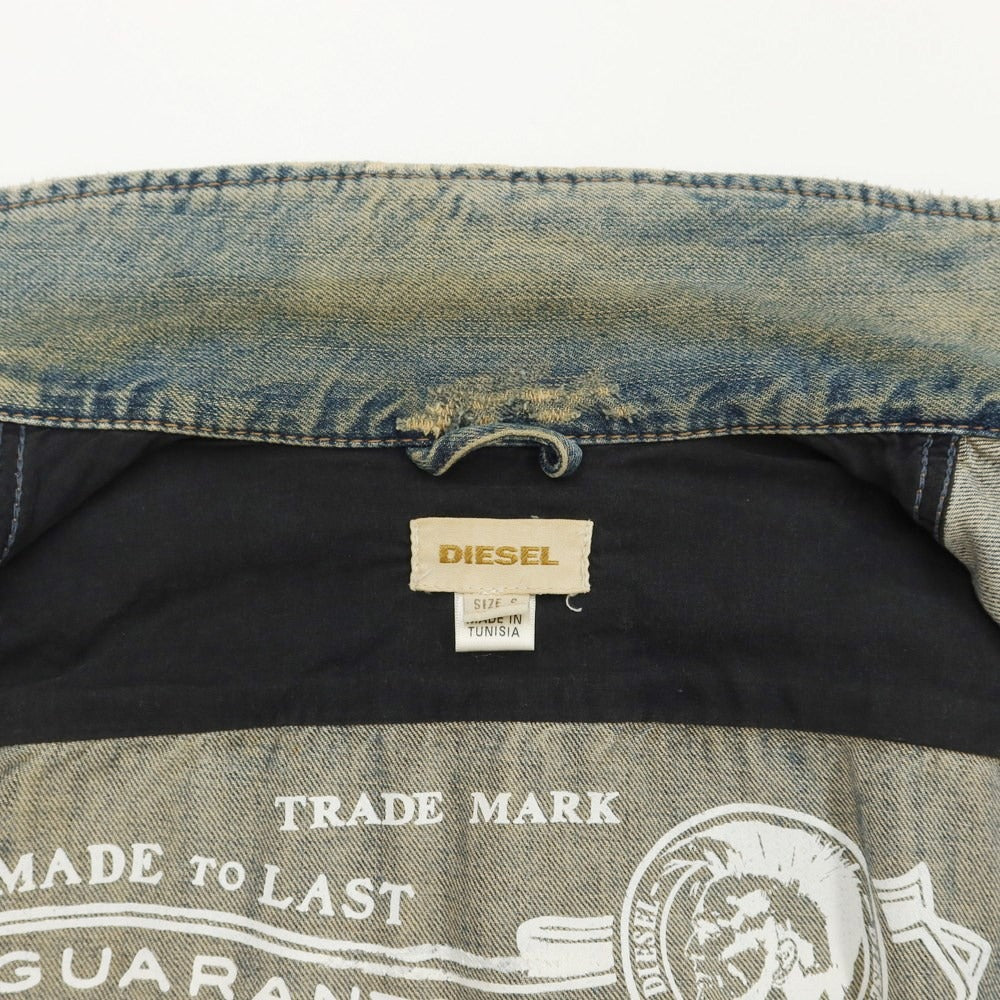 [Used] Diesel DIESEL Used denim jacket G-jacket Blue [Size S] [BLU] [S/S/A/W] [Condition Rank C] [Men&