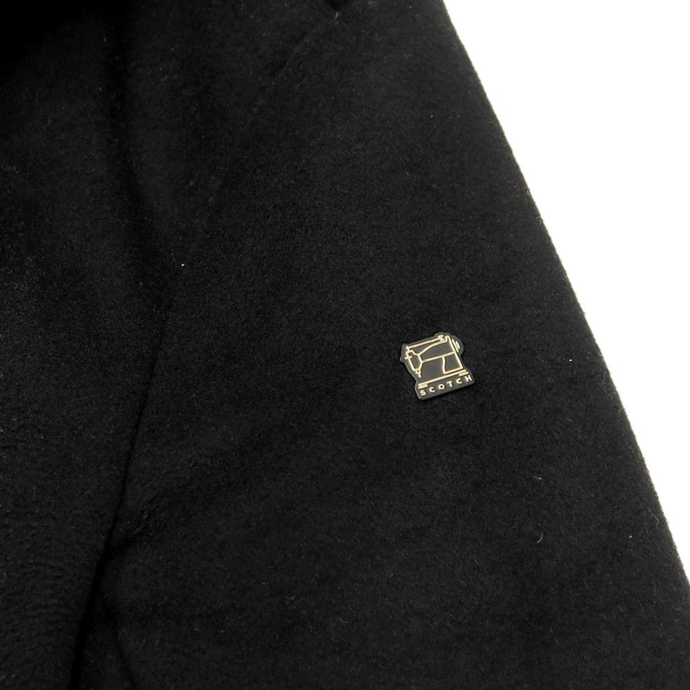 [Used] Scotch &amp;amp; Soda Wool Polyester Duffle Coat Black [Size S] [BLK] [A/W] [Condition Rank C] [Men&