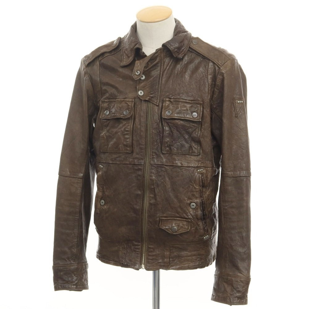 [Used] Diesel Sheep Leather Jacket Blouson Brown [Size S] [BRW] [A/W] [Condition Rank C] [Men&