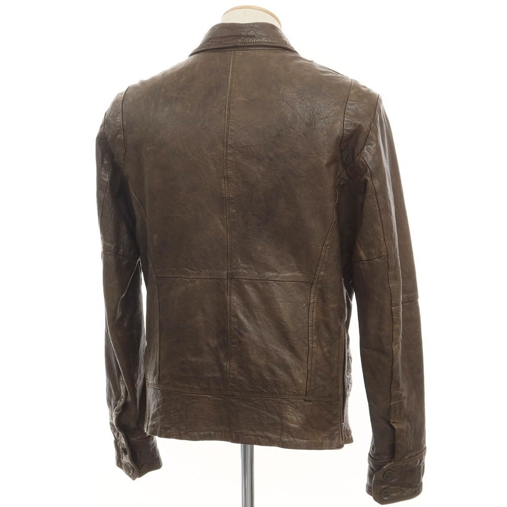 [Used] Diesel Sheep Leather Jacket Blouson Brown [Size S] [BRW] [A/W] [Condition Rank C] [Men&