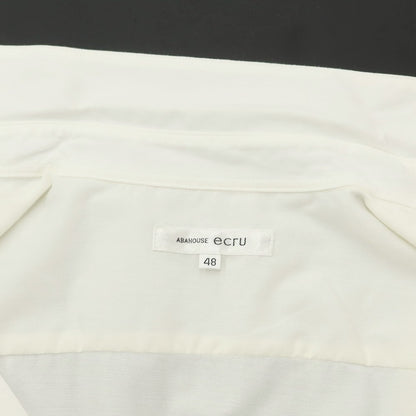 [Used] ABAHOUSE Cotton Polyester Casual Shirt Off White [Size 48] [WHT] [S/S/A/W] [Condition Rank C] [Men&