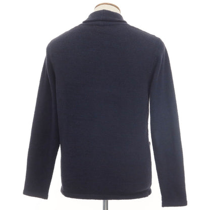 [Used] ABAHOUSE Polyester Fleece Shawl Collar Cardigan Dark Navy [Size 48] [NVY] [S/S/A/W] [Condition Rank B] ​​[Men&