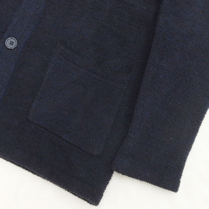[Used] ABAHOUSE Polyester Fleece Shawl Collar Cardigan Dark Navy [Size 48] [NVY] [S/S/A/W] [Condition Rank B] ​​[Men&