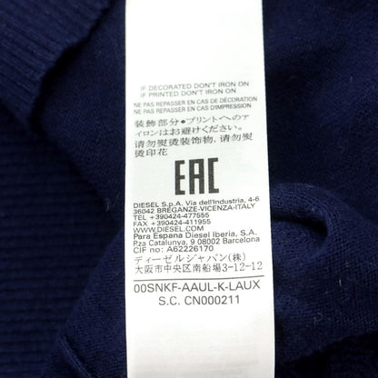 [Used] Diesel Cotton Cashmere Crew Neck Pullover Knit Navy [Size S] [NVY] [A/W] [Condition Rank C] [Men&