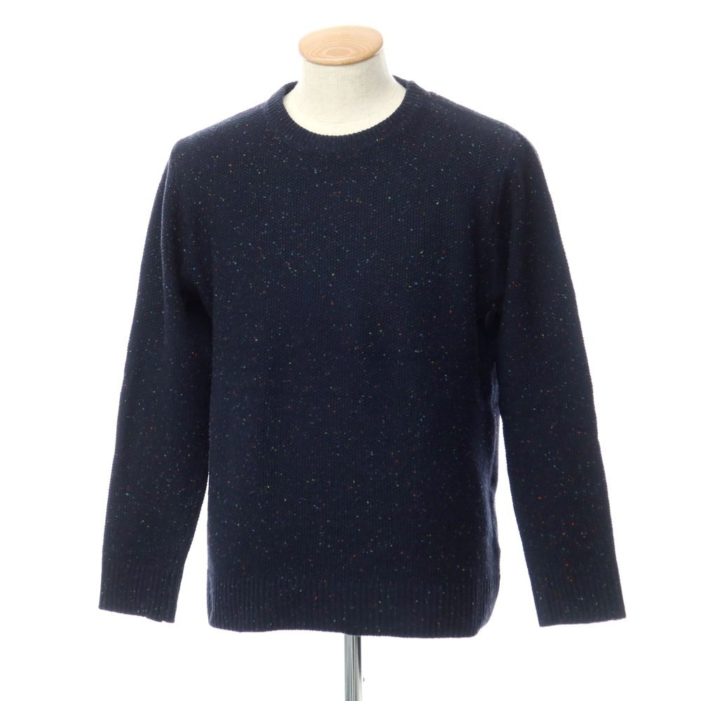 [Used] A Day in the Life United Arrows a day in the life united arrows Acrylic nylon crew neck knit navy [Size M] [NVY] [A/W] [Condition rank C] [Men&