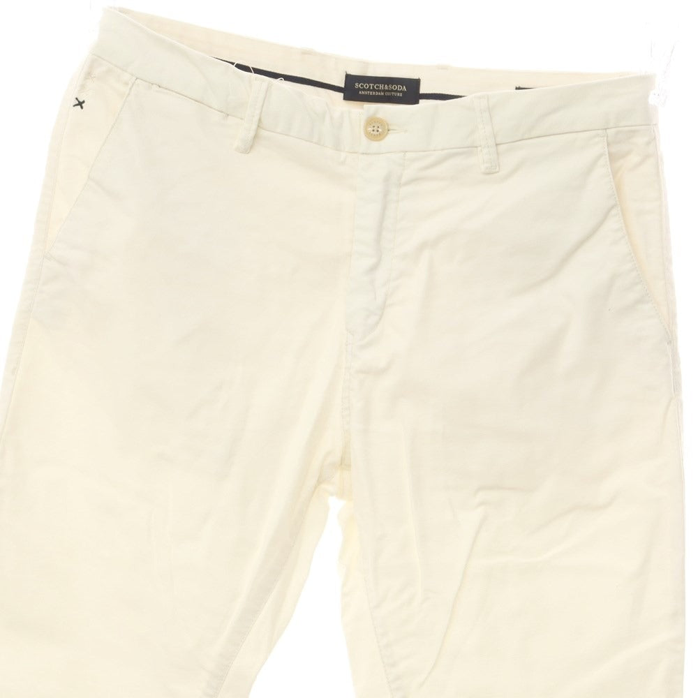 [Used] Scotch &amp;amp; Soda Cotton Chino Pants White [30] [Condition Rank C] [Men&