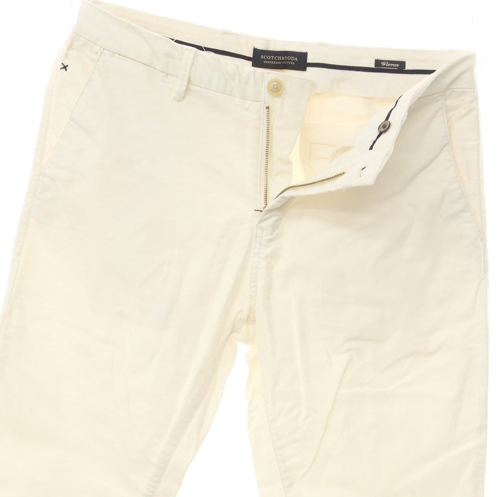 [Used] Scotch &amp;amp; Soda Cotton Chino Pants White [30] [Condition Rank C] [Men&