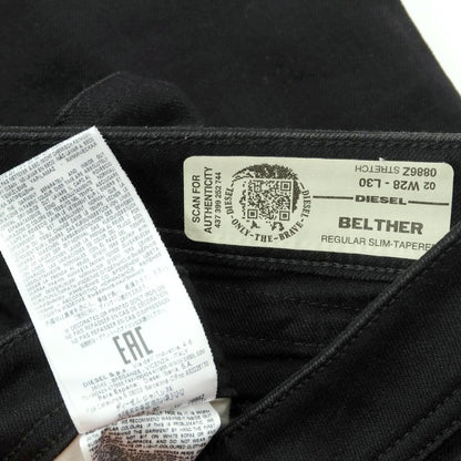 [Used] Diesel Belther Stretch Denim Jeans Black [Size 28] [BLK] [S/S/A/W] [Condition Rank B] ​​[Men&