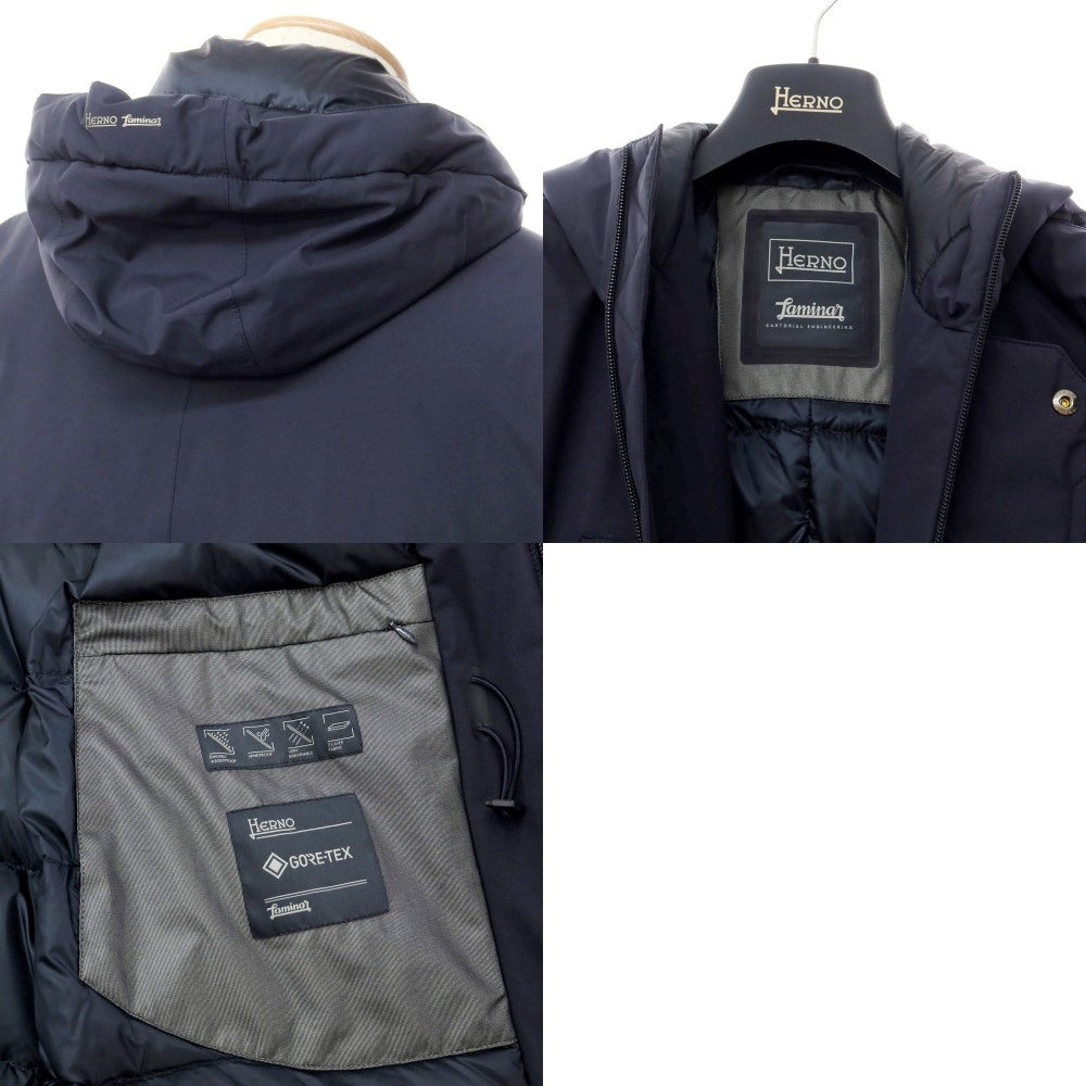[Used] Herno Laminar GORE-TEX Down Mod Coat Navy [Size 44] [NVY] [A/W] [Condition Rank B] ​​[Men&