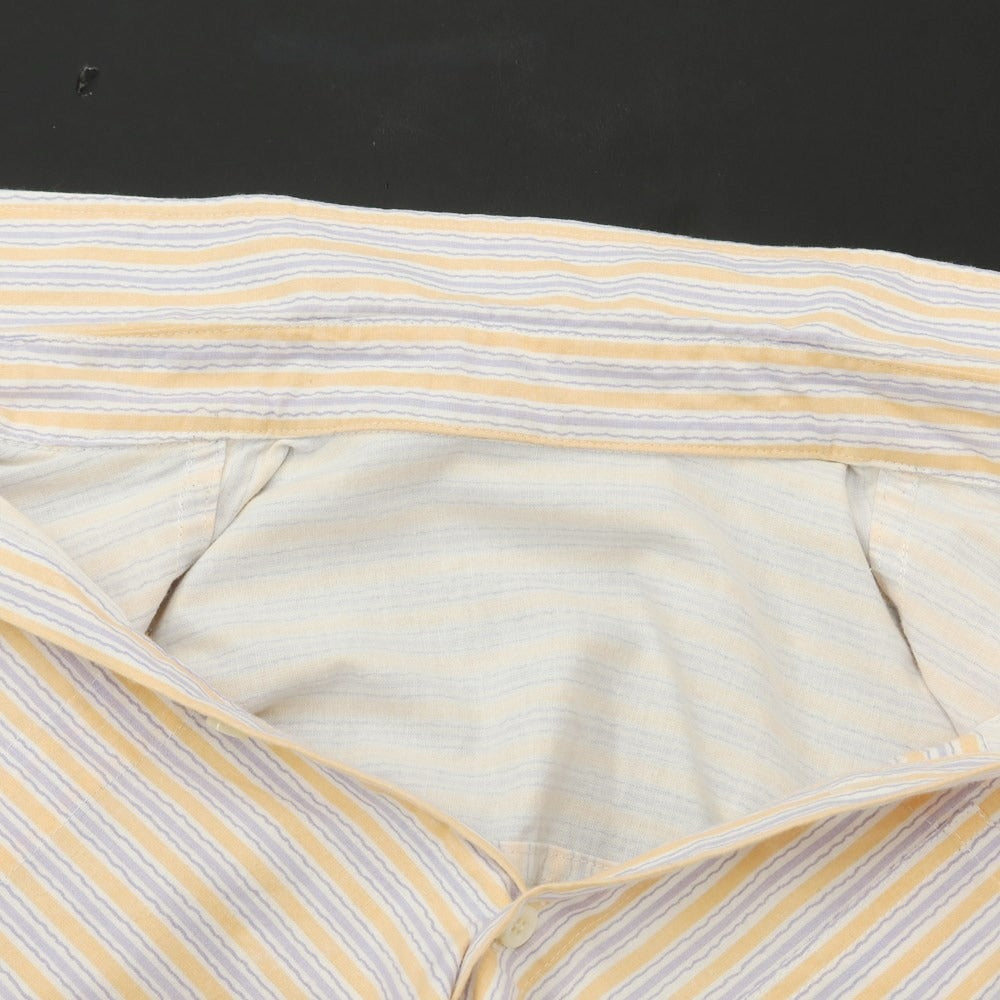 [Used] REVERBERATE Cotton Striped Casual Shirt Orange x White [Size 38] [ORG] [S/S/A/W] [Condition Rank B] ​​[Men&