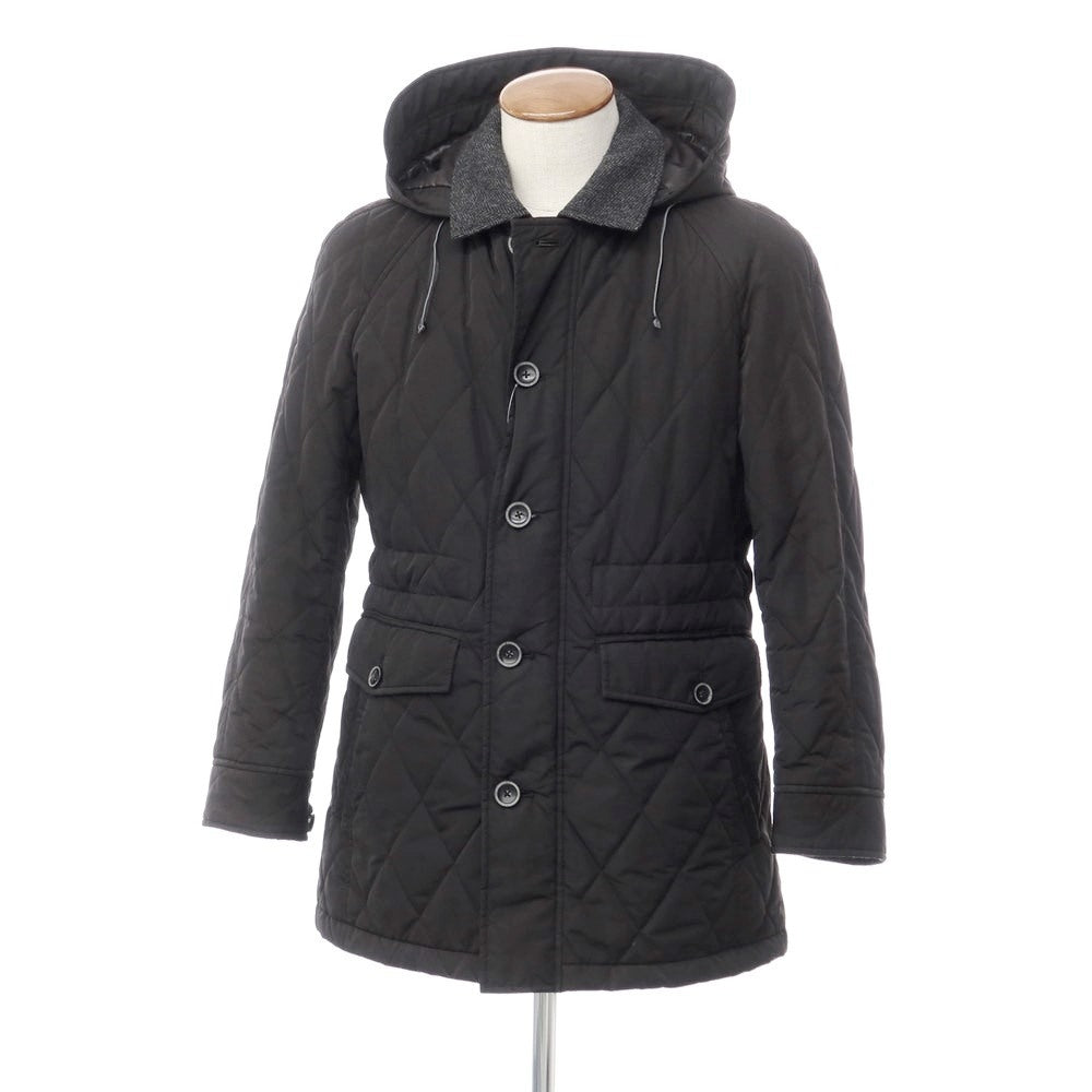 [Used] JOSEPH ABBOUD polyester nylon quilted coat, black [Size M] [BLK] [A/W] [Condition Rank B] ​​[Men&