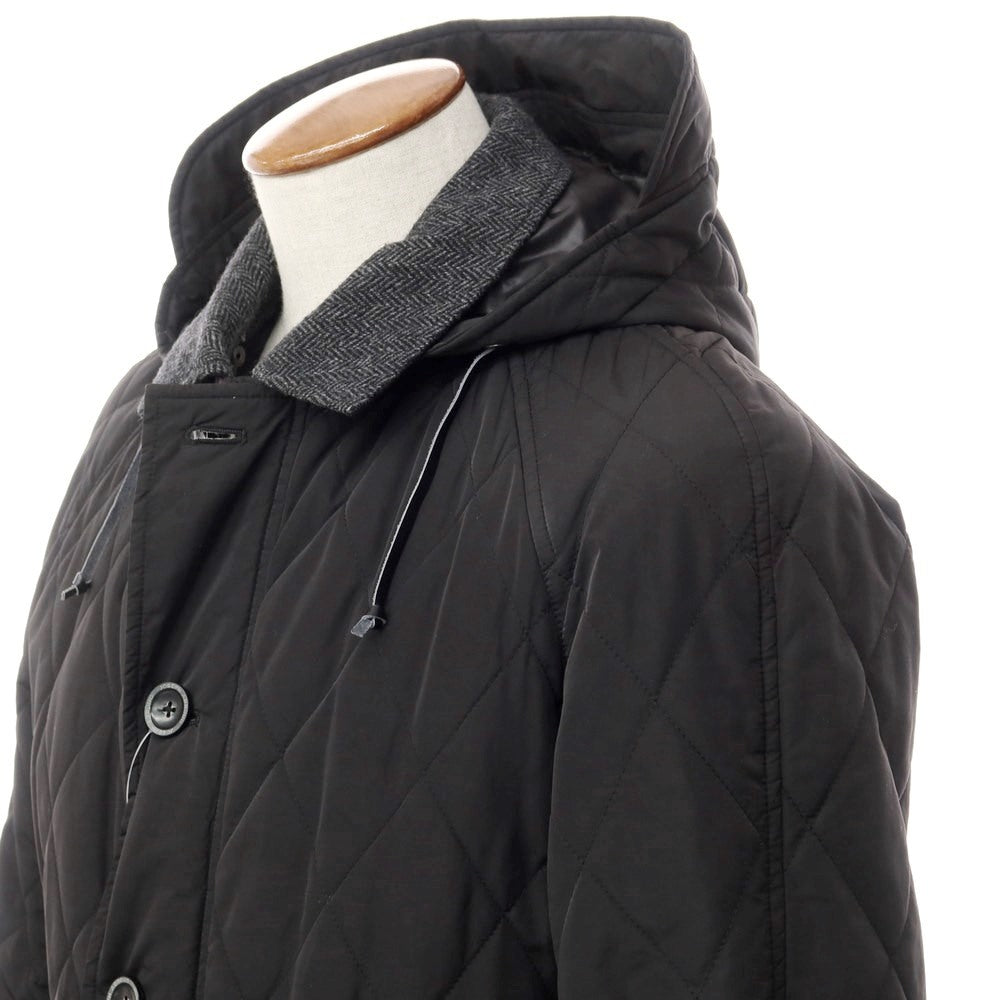 [Used] JOSEPH ABBOUD polyester nylon quilted coat, black [Size M] [BLK] [A/W] [Condition Rank B] ​​[Men&