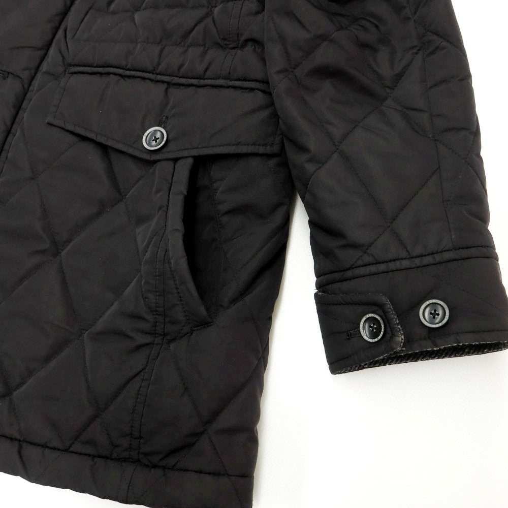 [Used] JOSEPH ABBOUD polyester nylon quilted coat, black [Size M] [BLK] [A/W] [Condition Rank B] ​​[Men&