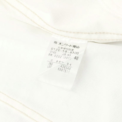 [Used] 23kuHOMME Stretch Polyester Trucker Jacket White [46] [Condition Rank B] [Men&