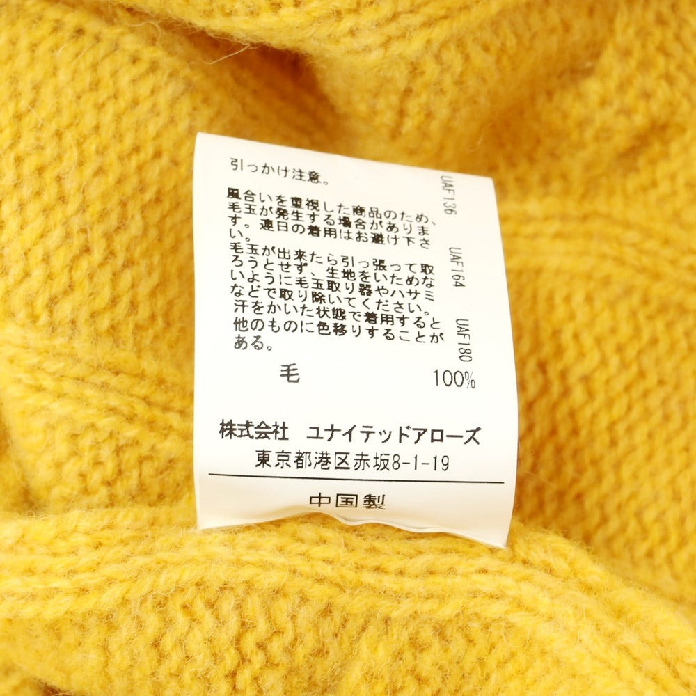 [Used] Green Label Relaxing Wool Knit Vest Yellow [Size M] [YEL] [A/W] [Condition Rank B] ​​[Men&