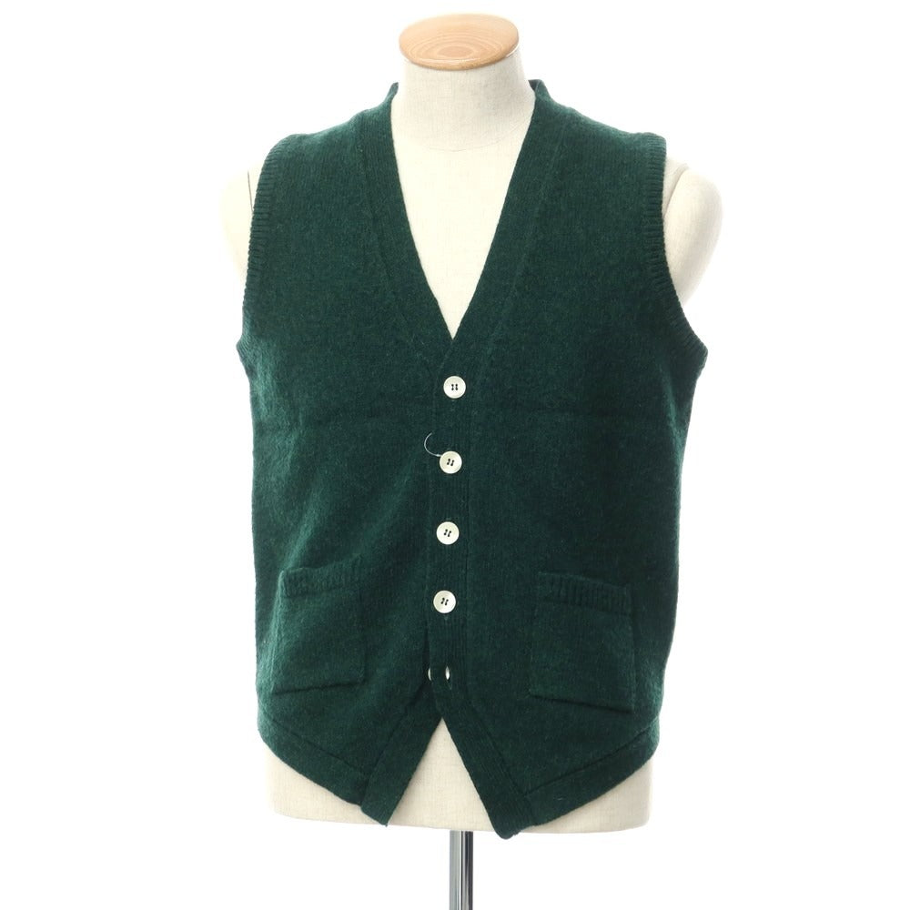 [Used] McRitchie wool knit vest, green [Size S] [GRN] [A/W] [Condition rank B] ​​[Men&