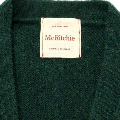 [Used] McRitchie wool knit vest, green [Size S] [GRN] [A/W] [Condition rank B] ​​[Men&