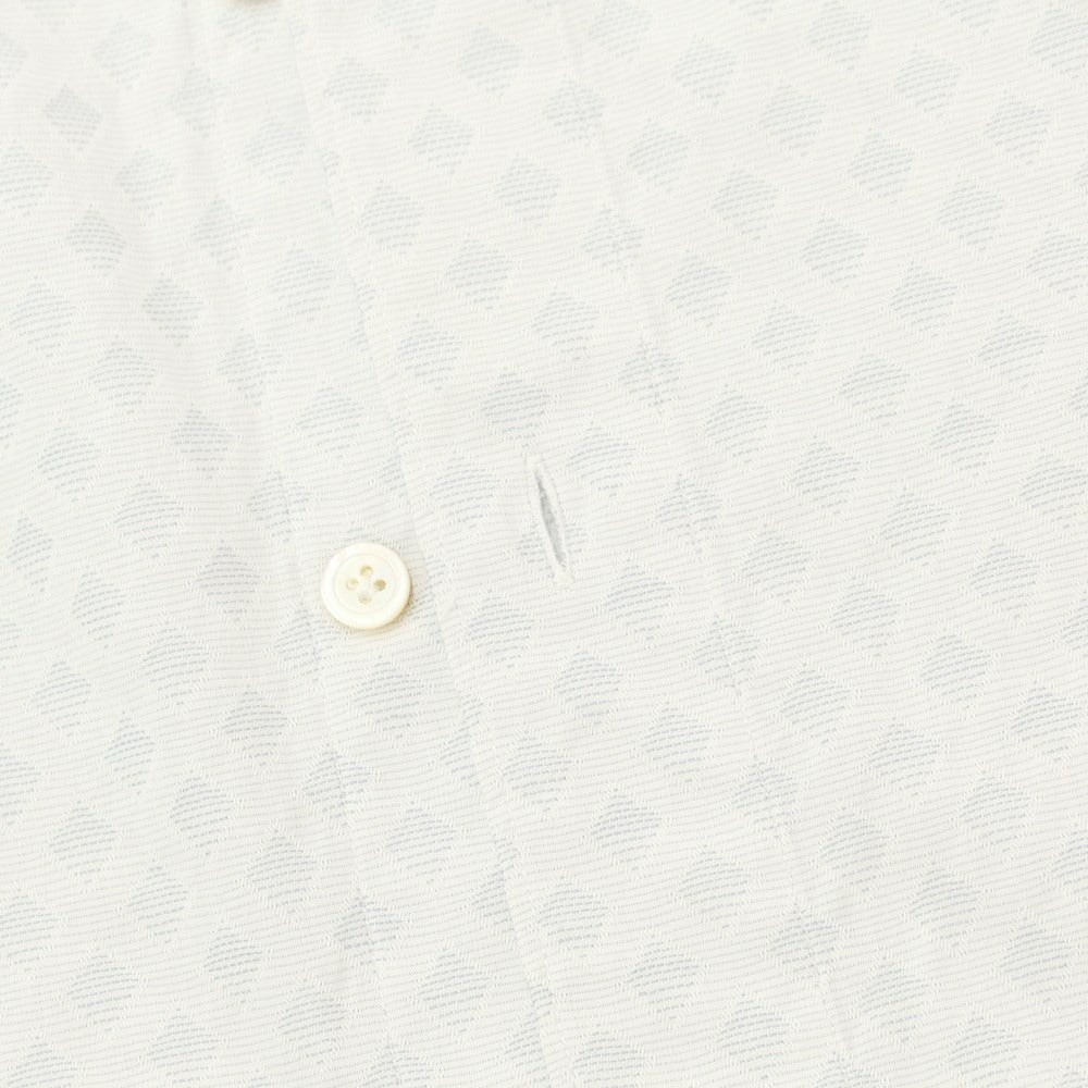 [Used] Finamore Cotton Horizontal Collar Casual Shirt White x Light Gray [Size 41] [WHT] [S/S/A/W] [Condition Rank B] ​​[Men&