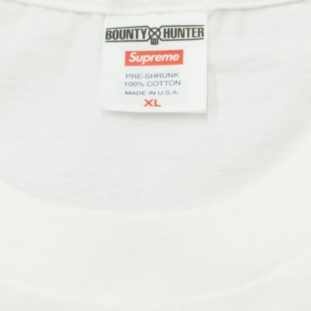 【中古】シュプリーム Supreme 2023年秋冬 Bounty Hunter Wolf Tee コットン 半袖 クルーネック Tシャツ ホワイト【サイズXL】【WHT】【S/S】【状態ランクA】【メンズ】【768970】