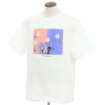 [Used] Diaspora skateboards Printed short-sleeved T-shirt White [XXL] [Condition Rank B] [Men&