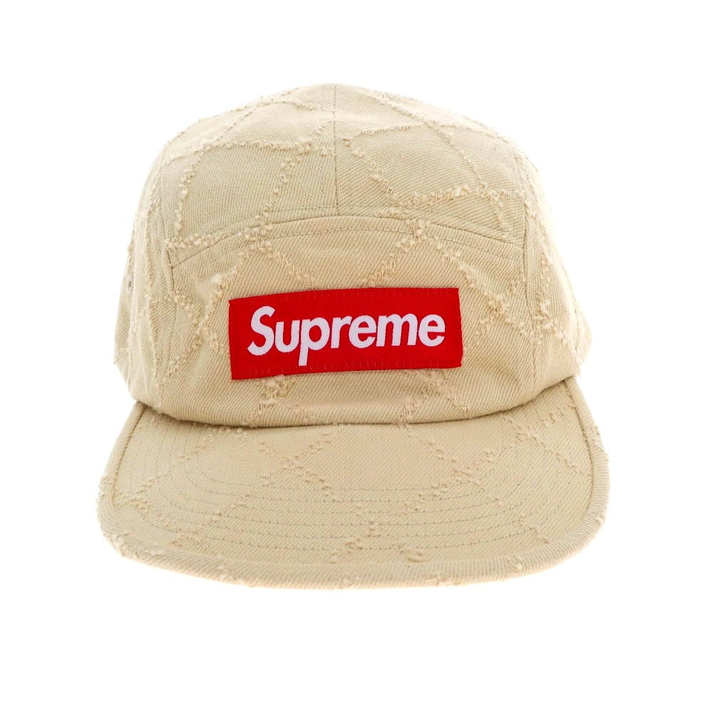 中古】シュプリーム Supreme 2023年秋冬 Punched Denim Camp Cap