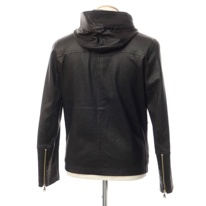 [Used] EMMETI Lambskin Hooded Leather Blouson Black [Size 44] [BLK] [A/W] [Condition Rank B] ​​[Men&